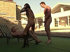 wanna see busty blonde watch lucy belle's backyard group dp anal pounding?