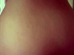 Delivery guy bends me over and pounds until creampie fills me up