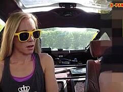 Nasty pawn dude bangs petite blonde bimbo hard