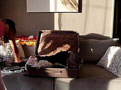 skinny brunette cheerleader big natural tits porn casting