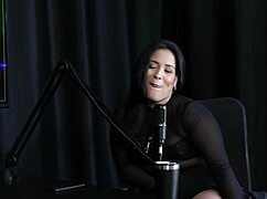 she turns stripper to launch anal sex video and show her moans - pri melancia in sheer red!