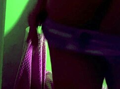 goth chick masturbates cameltoe with controller what more