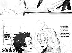 Demon slayer giantess grows huge tits for monster cock?