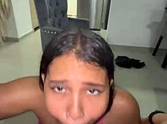 after morning coffee she craved my cock and gave sloppy head 4k