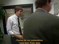 voyeur catches hardcore 5some action erupting in the office at work