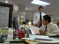 voyeur catches hardcore 5some action erupting in the office at work