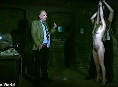 Bound Cute Hairy Dreadgirl Interrogated in Prison Cell