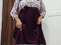 horny college indian girl's big brinjal fingering creamy orgasm