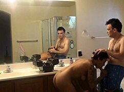 skinny white boi craves shaved black pussy licking