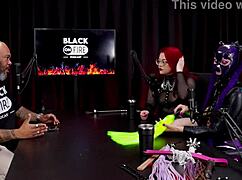 Blonde screams pain caught ass dominated rainbow witch sheer red lingerie