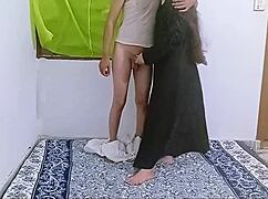 Desi Wife Ferzana Bhabhi Cheats in Abaya Hijab Fuck