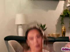 kimmy kimm's diligence lesson with boss sheena ryder turns into wet squirting threesome facesitting licking