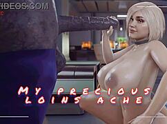 POWER GIRL TAKES DARKSEID'S MONSTER COCK CREAMPIE!