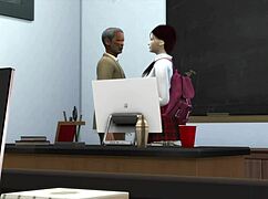 Alumna bangs teacher hard for that top grade