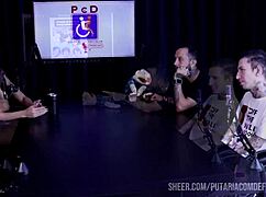 bia hot's wild interview full of group humiliation lingerie