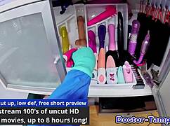 solana spreads for dr tampa backstage with toys choking and gaping pussy