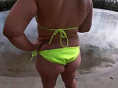 bustydiamond fishes then takes a public pounding outdoors