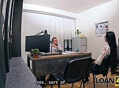 I swear this is my last office fuck with that perfect shaved teen body 😈💦 wet pussy pounded hard