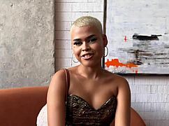 20-Year-Old Babe Pounds Cock Hard for Cuckold Boyfriend Watching Videos