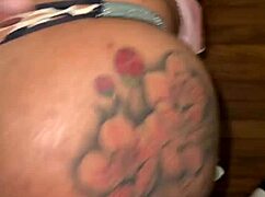 str8rich pounds ebony girl's tight asshole doggystyle on moving box while cuckold watches