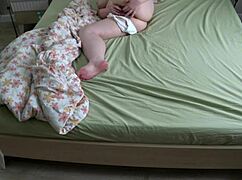 home camera spies chubby wife fingering hairy pussy to orgasm in white panties pawg