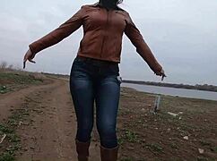 oh babe your tight jeans tease has me worshipping that curvy latina milf ass in the tub