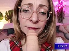 revealme milf's steamy dildo sucking and wet pussy play show