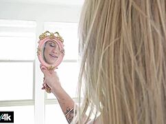 Princess chloe spreads tight pussy for prince's monster cock creampie pounding!