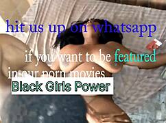 black girls unleash tit power in sizzling music trailer vibe