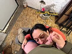 stepmom, why surprise suck stepson construction worker's cock till cum in mouth?
