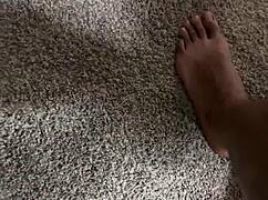 sucking this monster bbc to get my hair done sloppy spit cum in mouth facial pov