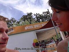 young czech teen takes anal cash pounding bent over outdoors