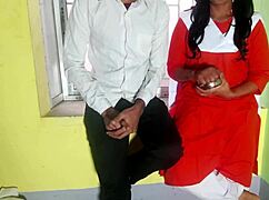 desi schoolgirl bangs classmate in classroom quickie