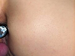 aaliyah yasin's tight asian virgin ass gets interracial fucked with jewel plug