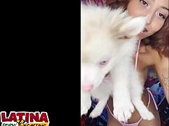 skinny 18yo colombian scarlette lopez braces flash in first-time monster cock deepthroat creampie casting