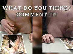 bodybuilder jerks monster cock cum tribute to submissive german mature!