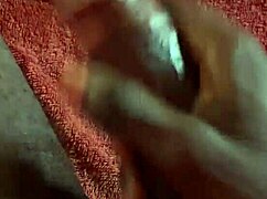 jerking my huge bbc in bedroom 💦 homemade teen anal cumshot double fun 😈
