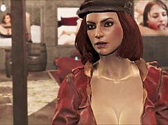 Piper from fallout 4 gets wild brunette teen lesbian strapon action in the wasteland