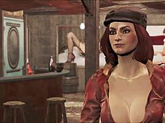 Piper from fallout 4 gets wild brunette teen lesbian strapon action in the wasteland