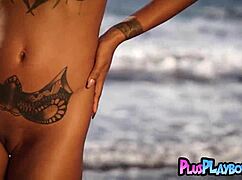 Curly ebony Jossa Nova strips lingerie to bare her perfect big ass seductively