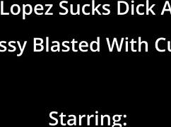 omg melany lopez sucks my dick so good then i blast her tight pussy with hot cum closeup doggystyle facefucking