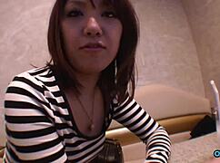 Cute Brunette Bent Over Doggystyle Creampie Ride