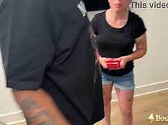 Tiny latina milf rides big black cock cowgirl with cum in mouth