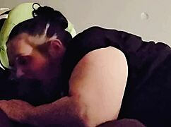 Good student chokes on stepmom's gumjob sucking deep for straight A's