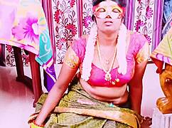 Desi bhabi cheats on husband, fucks swamiji with dirty Telugu talks in bedroom