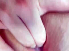 curvy latina fingers her huge wet pussy lips clit closeup moaning dirty in lingerie