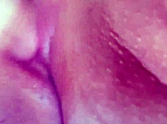 curvy latina fingers her huge wet pussy lips clit closeup moaning dirty in lingerie