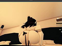 dxrk's got her futanari monster cock and big tits ready for more action in v2