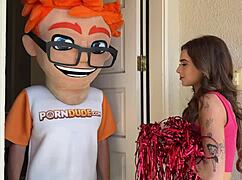 so you're the referee judging my cheerleader kicks before deep dick doggystyle pounding?