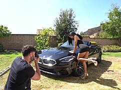 Harley Haze Lures Photographer for Pussy Pounding Action